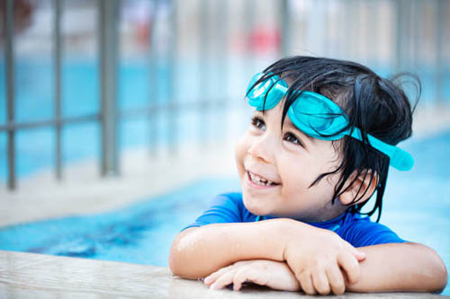 Swimming also promotes a healthy heart and healthy lungs.